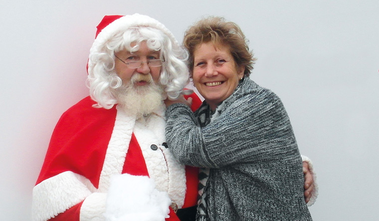 Santa and Louise Purton
